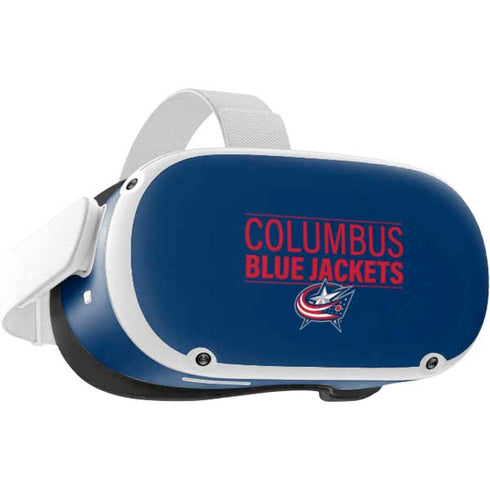NHL Columbus Blue Jackets Lineup Oculus Quest 2 Skin